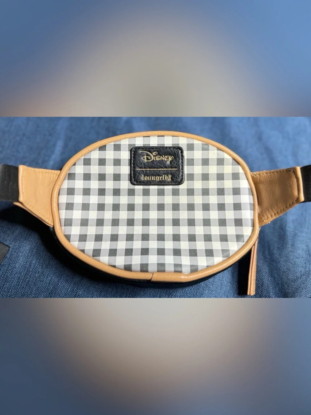 Loungefly Women’s Disney Winnie the Pooh Plaid Black Fanny Pack